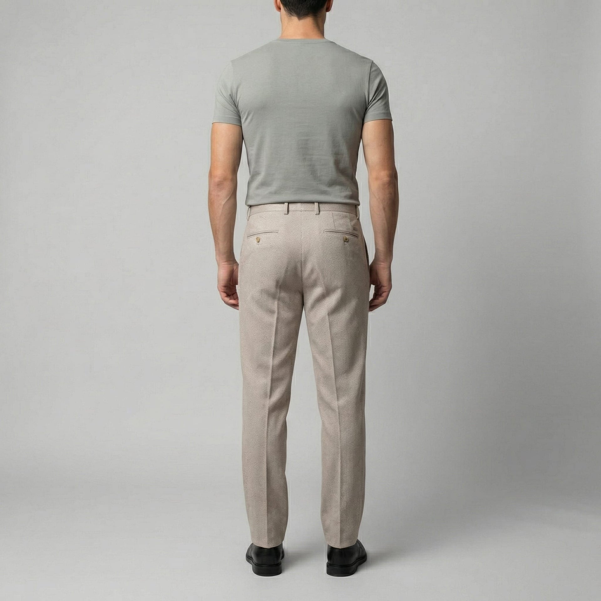 Clifton Herringbone Tapered Pants