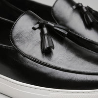 Wakefield Burnished Tassel Loafers