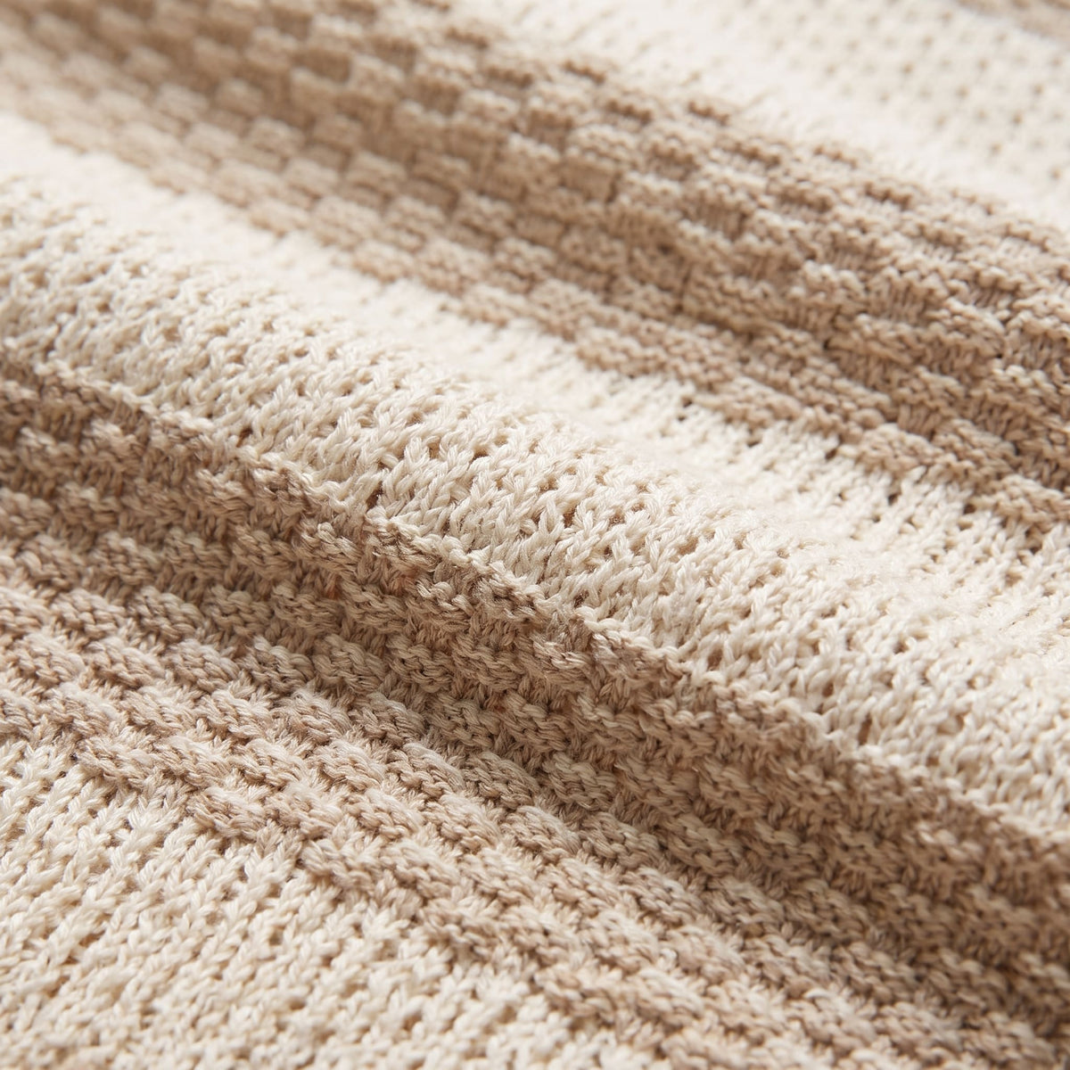 Ledger Striped Open Knit Polo Shirt_5