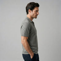 Xander Textured Knit Polo Shirt