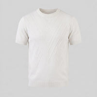 Nash Textured Knit Crew Neck T-Shirt