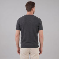 Nash Textured Knit Crew Neck T-Shirt