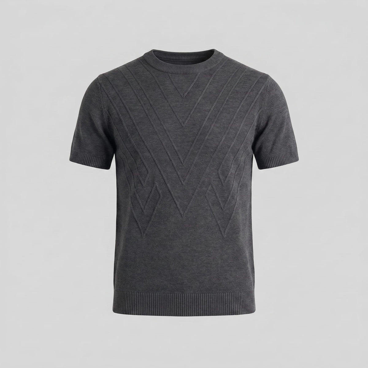 Nash Textured Knit Crew Neck T-Shirt_20