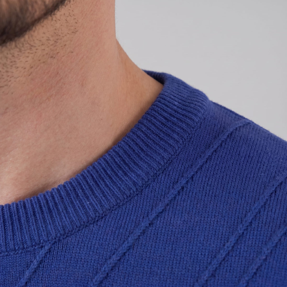 Nash Textured Knit Crew Neck T-Shirt