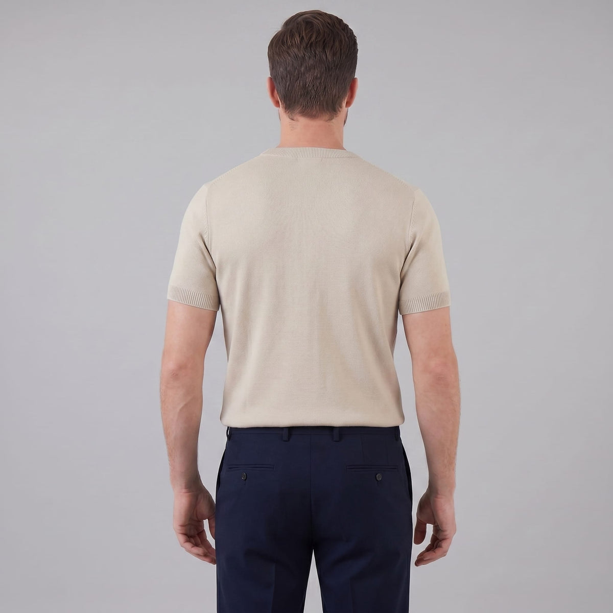 Nash Textured Knit Crew Neck T-Shirt_3