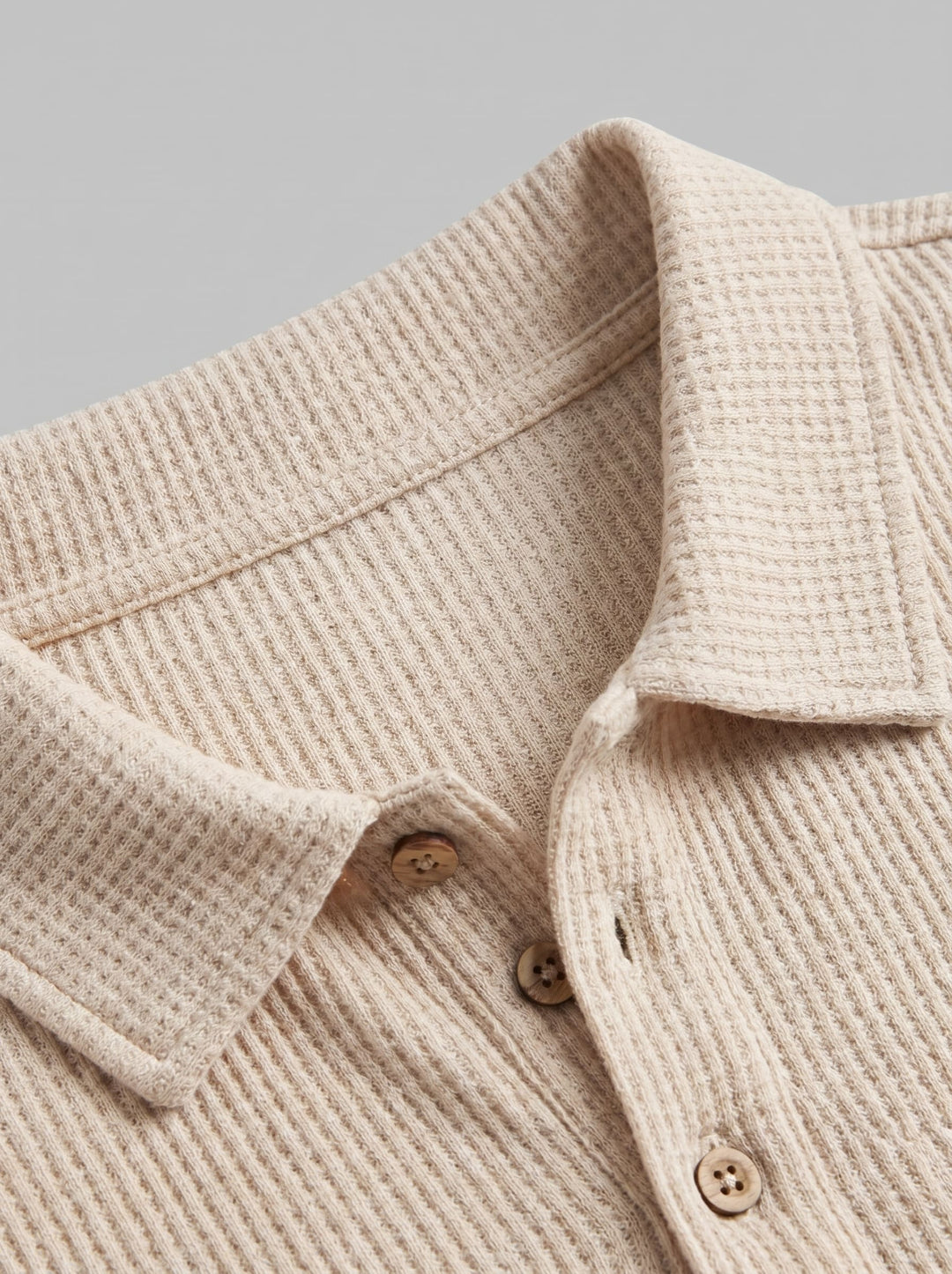 Donovan Textured Knit Polo and Shorts Set