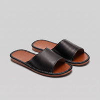 Waldron Faux Leather Slide Sandals