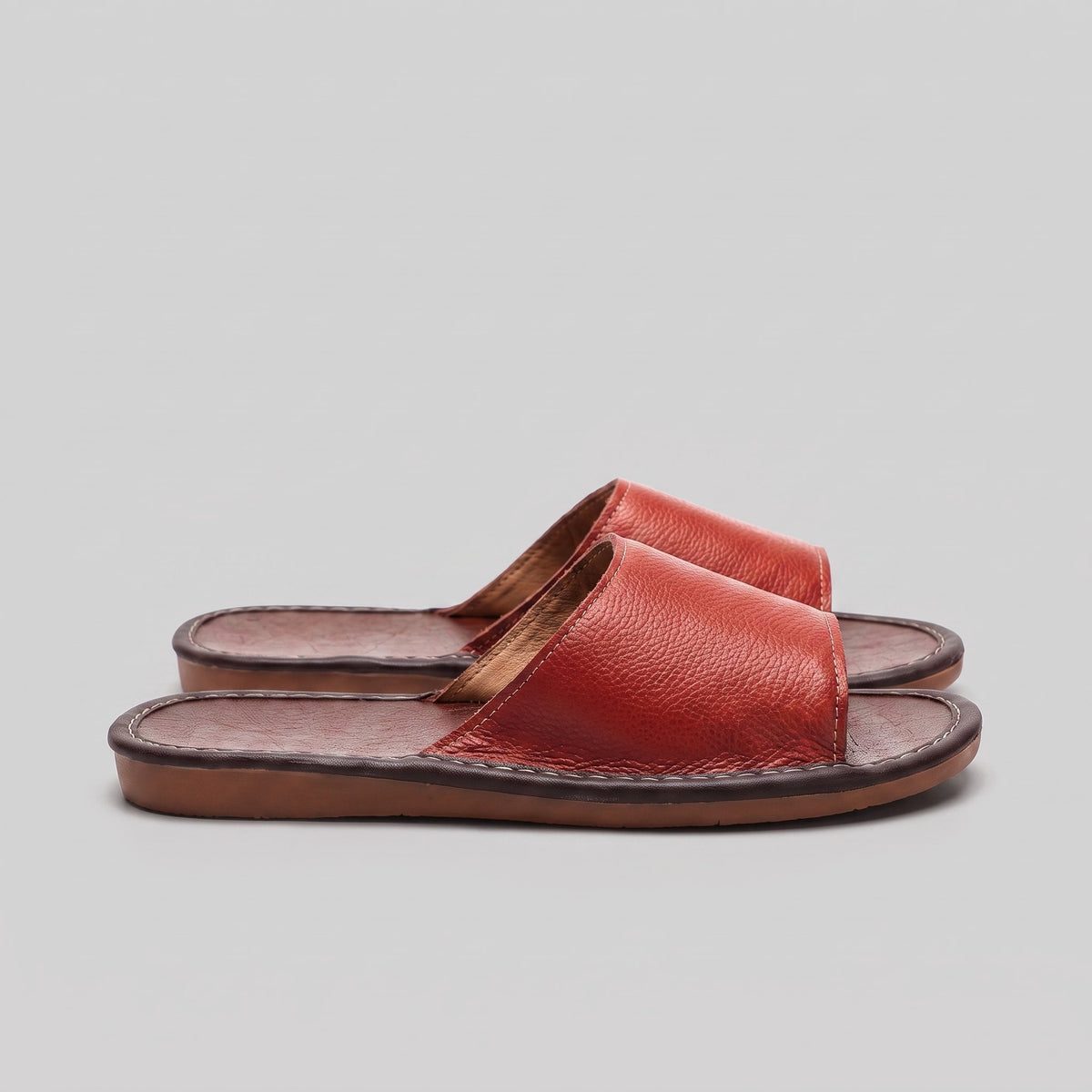 Waldron Faux Leather Slide Sandals