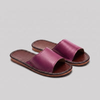 Waldron Faux Leather Slide Sandals