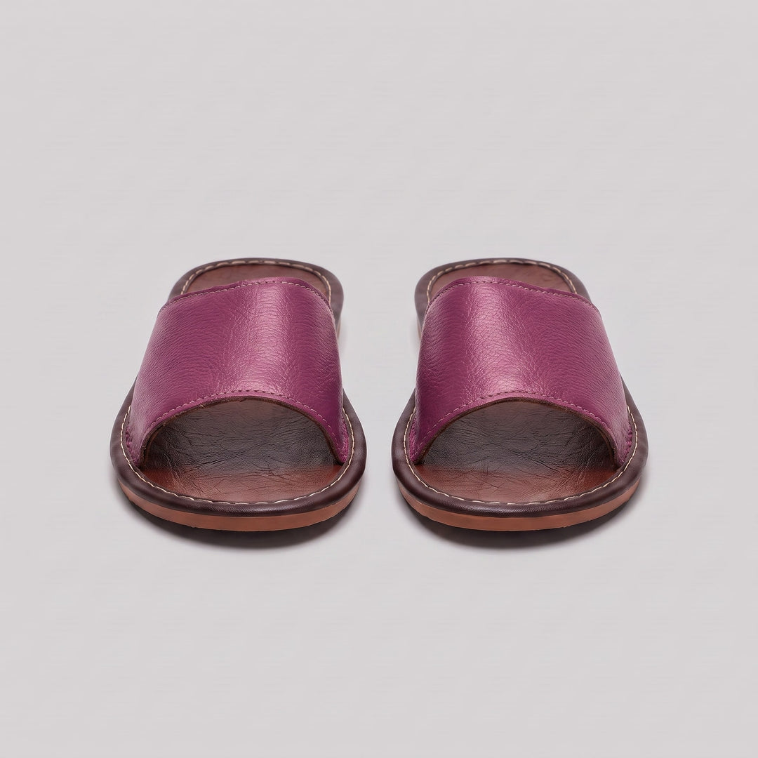 Waldron Faux Leather Slide Sandals
