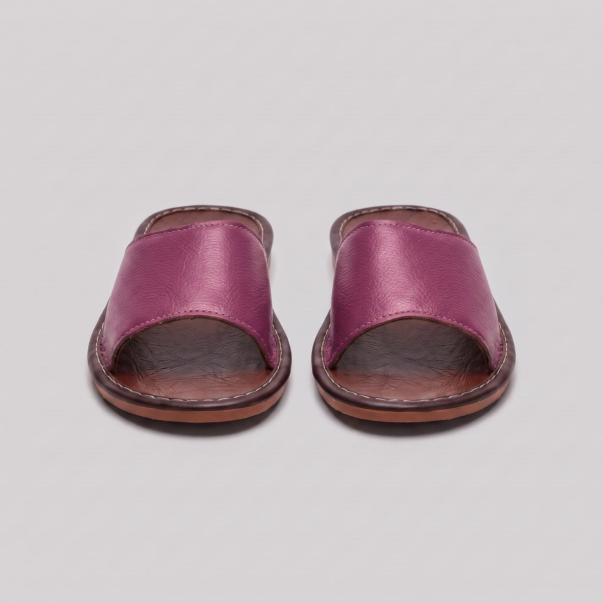 Waldron Faux Leather Slide Sandals