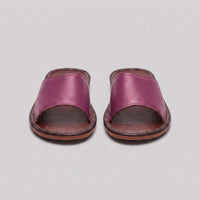 Waldron Faux Leather Slide Sandals