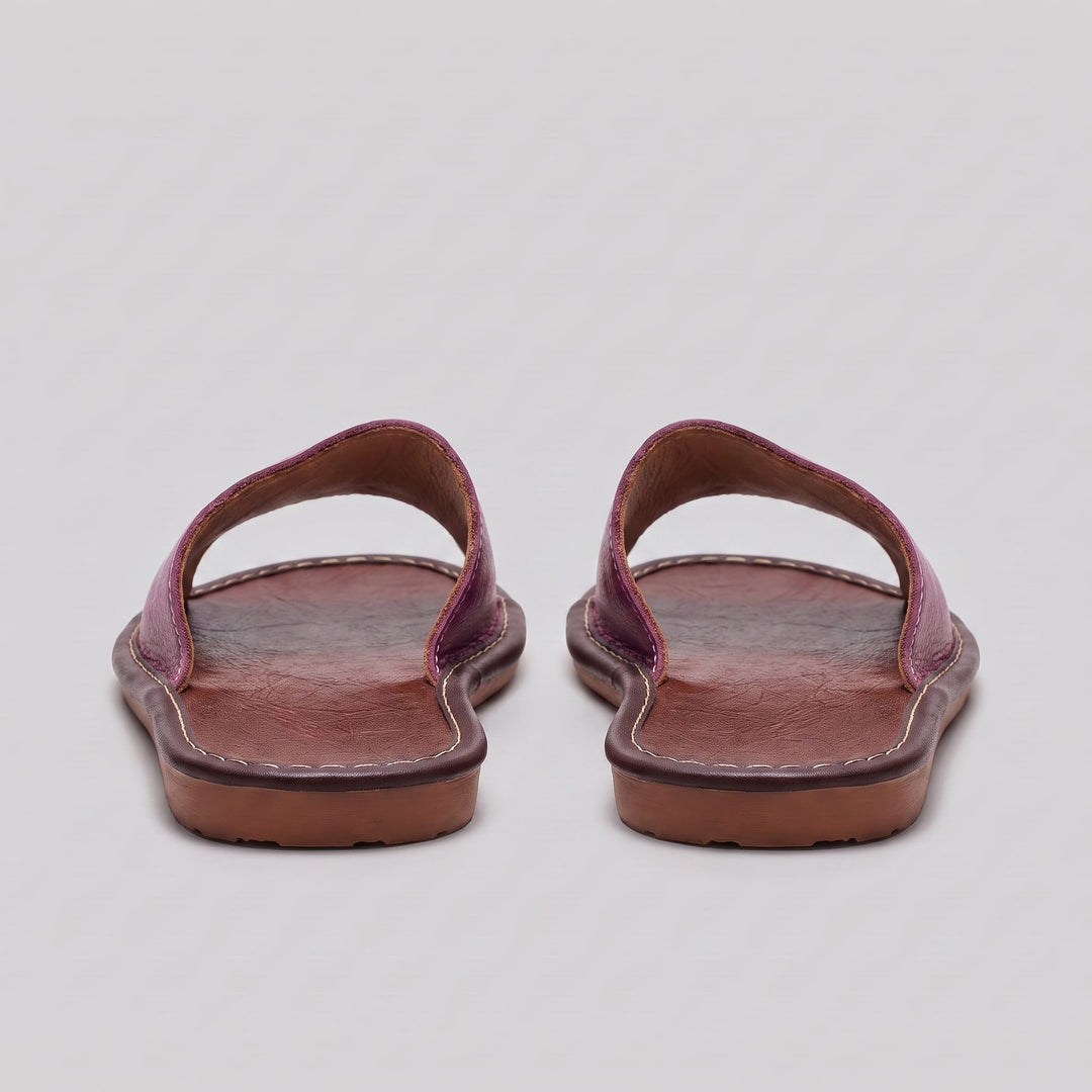 Waldron Faux Leather Slide Sandals