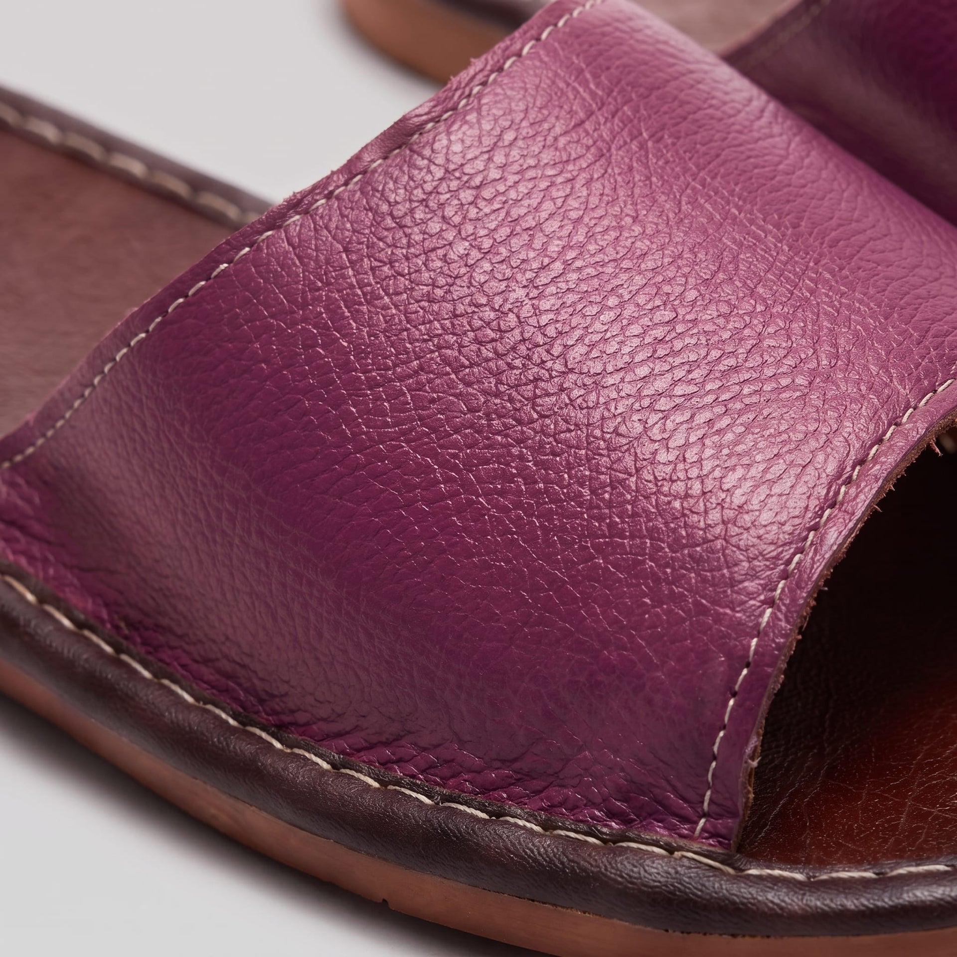 Waldron Faux Leather Slide Sandals
