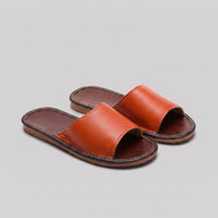 Waldron Faux Leather Slide Sandals