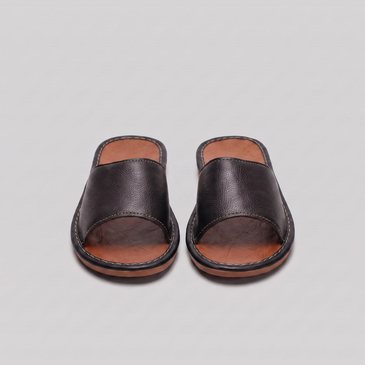 Waldron Faux Leather Slide Sandals