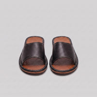 Waldron Faux Leather Slide Sandals