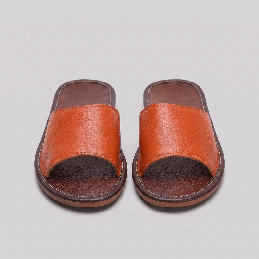 Waldron Faux Leather Slide Sandals