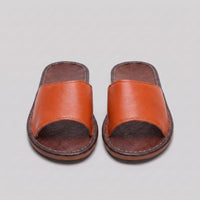 Waldron Faux Leather Slide Sandals