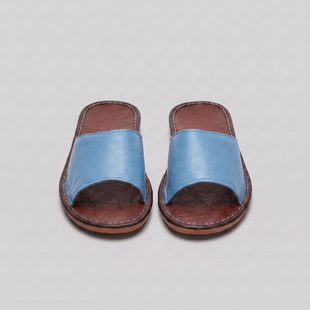 Waldron Faux Leather Slide Sandals