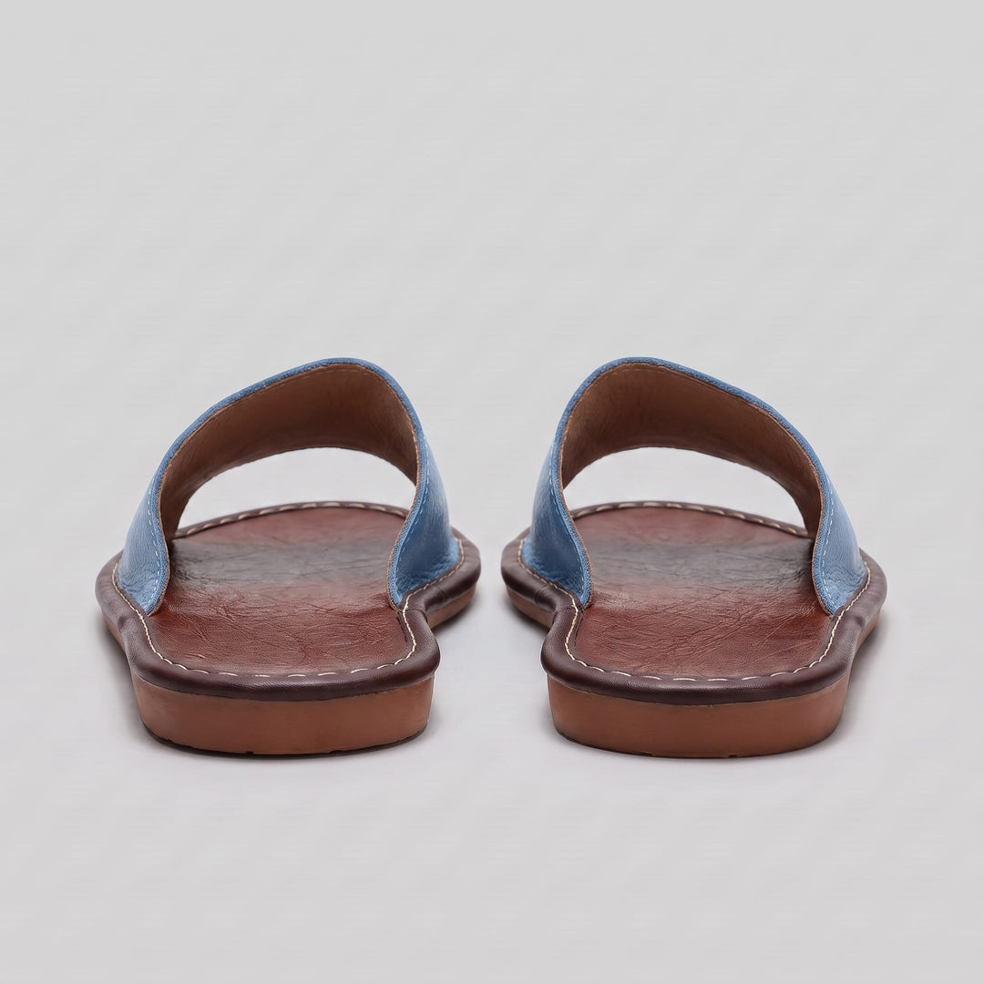 Waldron Faux Leather Slide Sandals