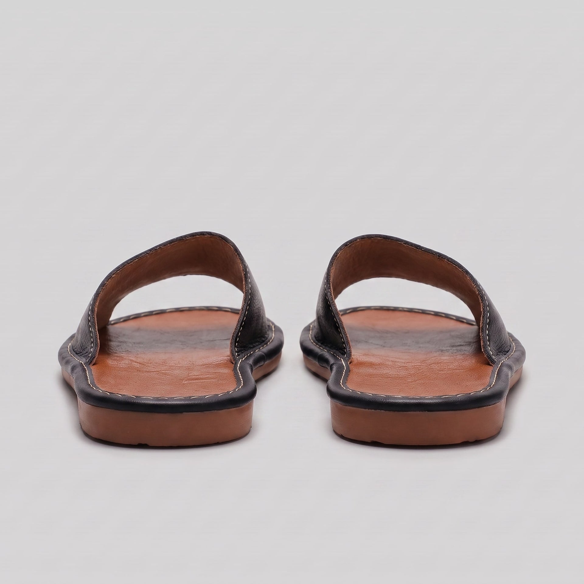 Waldron Faux Leather Slide Sandals