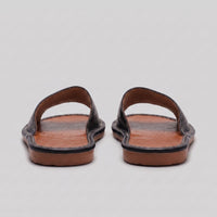 Waldron Faux Leather Slide Sandals