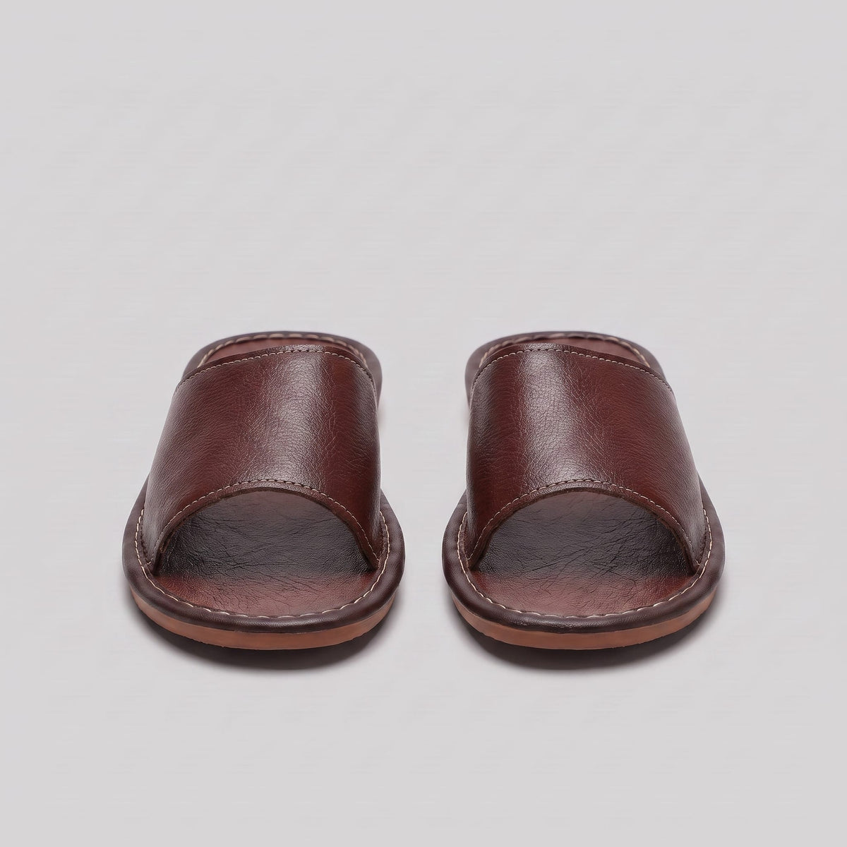 Waldron Faux Leather Slide Sandals