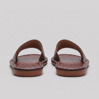 Waldron Faux Leather Slide Sandals