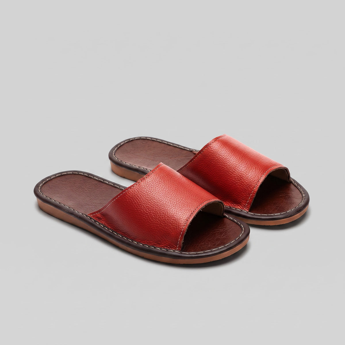 Waldron Faux Leather Slide Sandals_7
