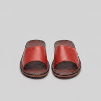 Waldron Faux Leather Slide Sandals