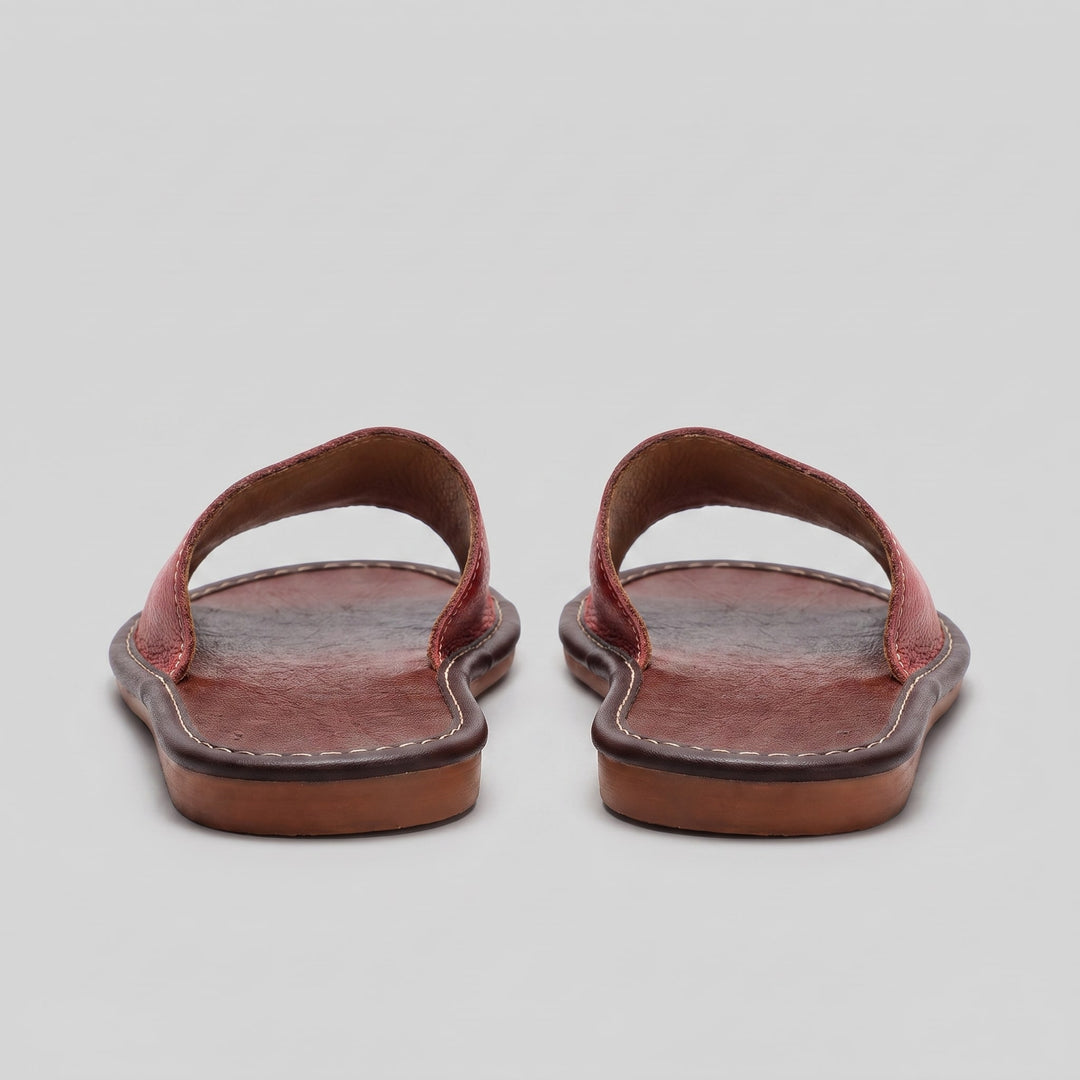 Waldron Faux Leather Slide Sandals