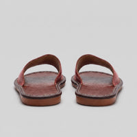 Waldron Faux Leather Slide Sandals