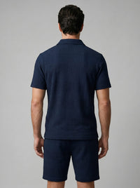 Duke Textured Polo and Shorts Set