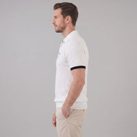 Zane Contrast Collar Knit Polo Shirt