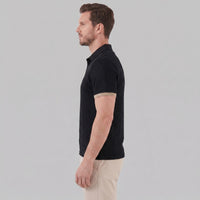 Zane Contrast Collar Knit Polo Shirt