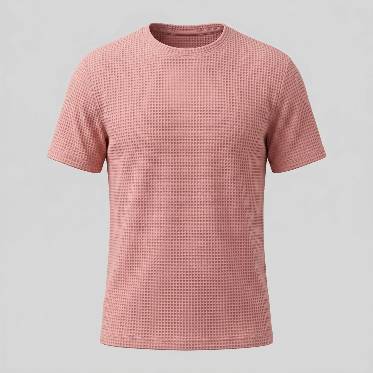 Nico Waffle Texture Crew Neck T-Shirt_10