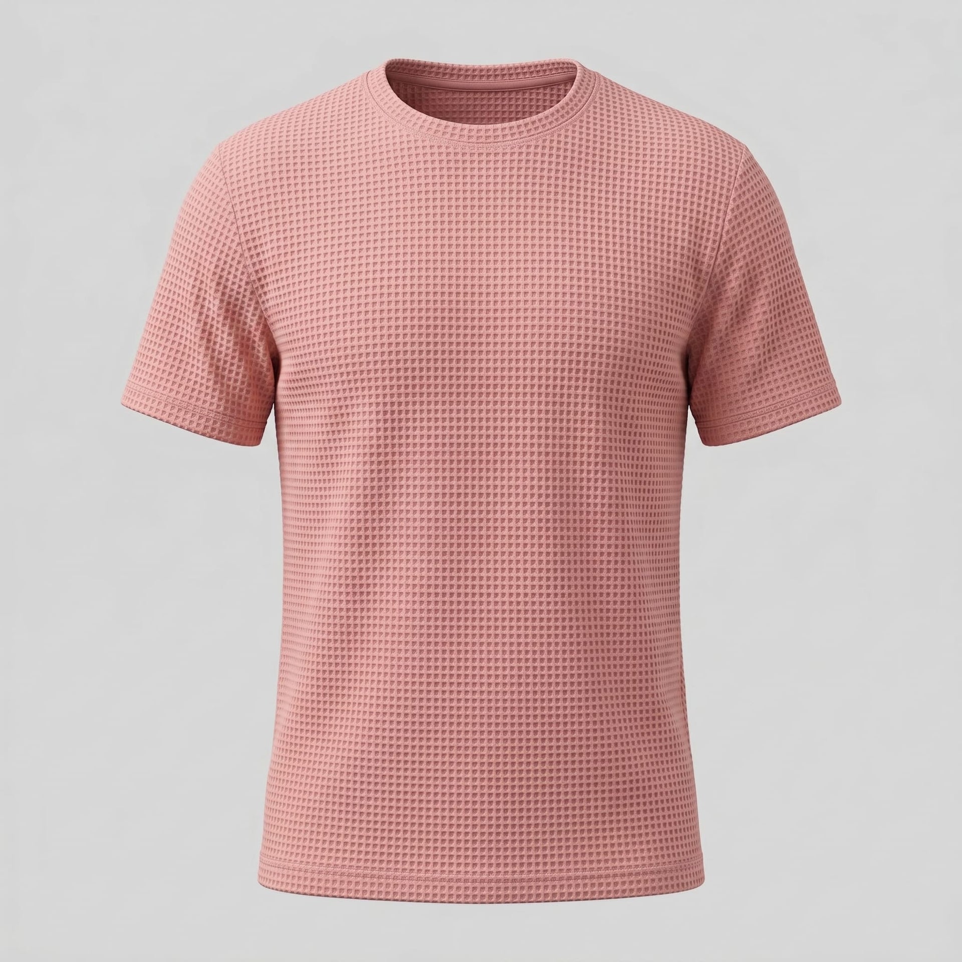 Nico Waffle Texture Crew Neck T-Shirt