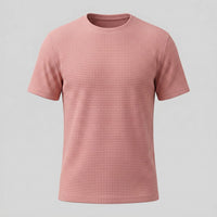 Nico Waffle Texture Crew Neck T-Shirt