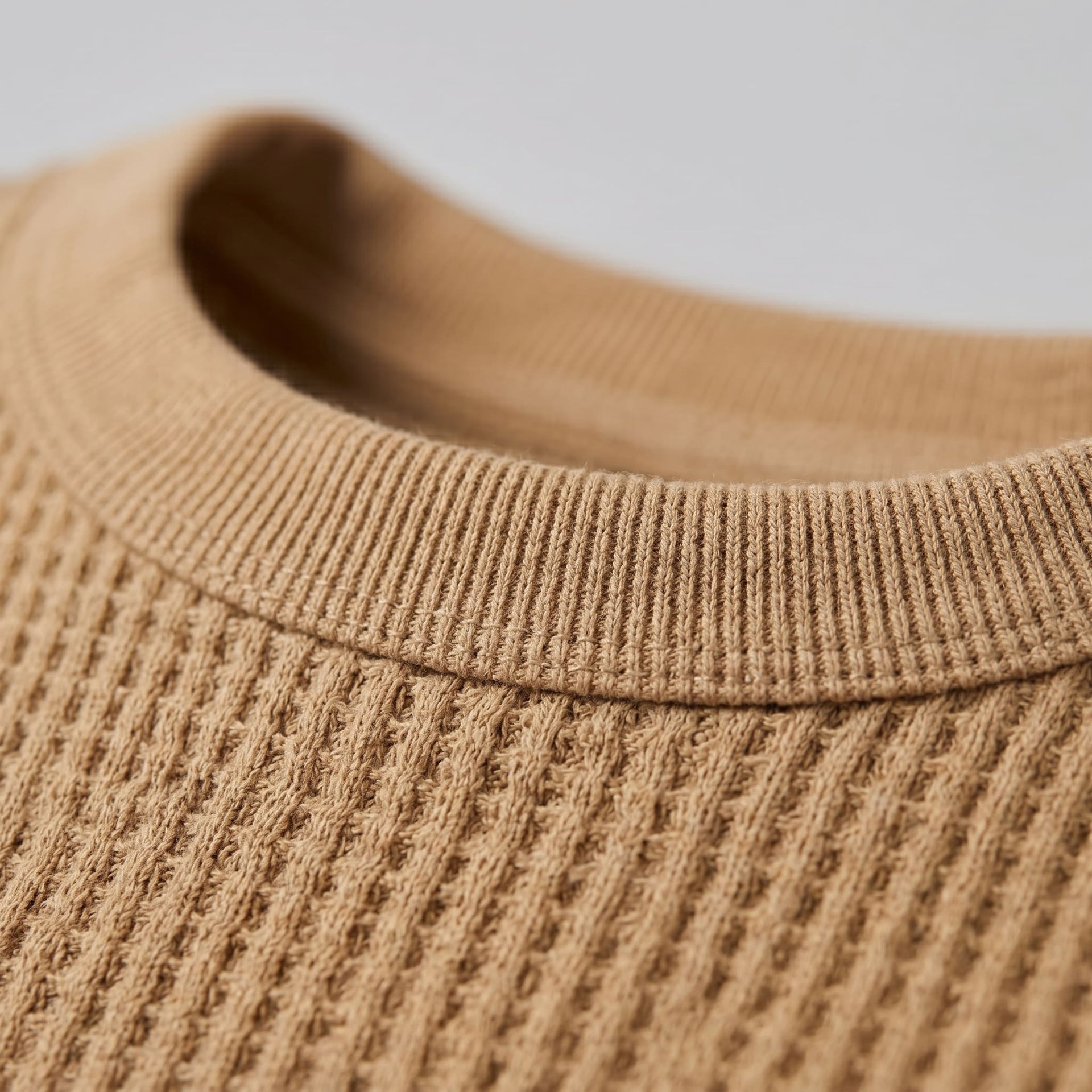 Nico Waffle Texture Crew Neck T-Shirt
