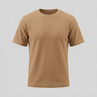 Nico Waffle Texture Crew Neck T-Shirt