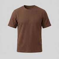 Nico Waffle Texture Crew Neck T-Shirt