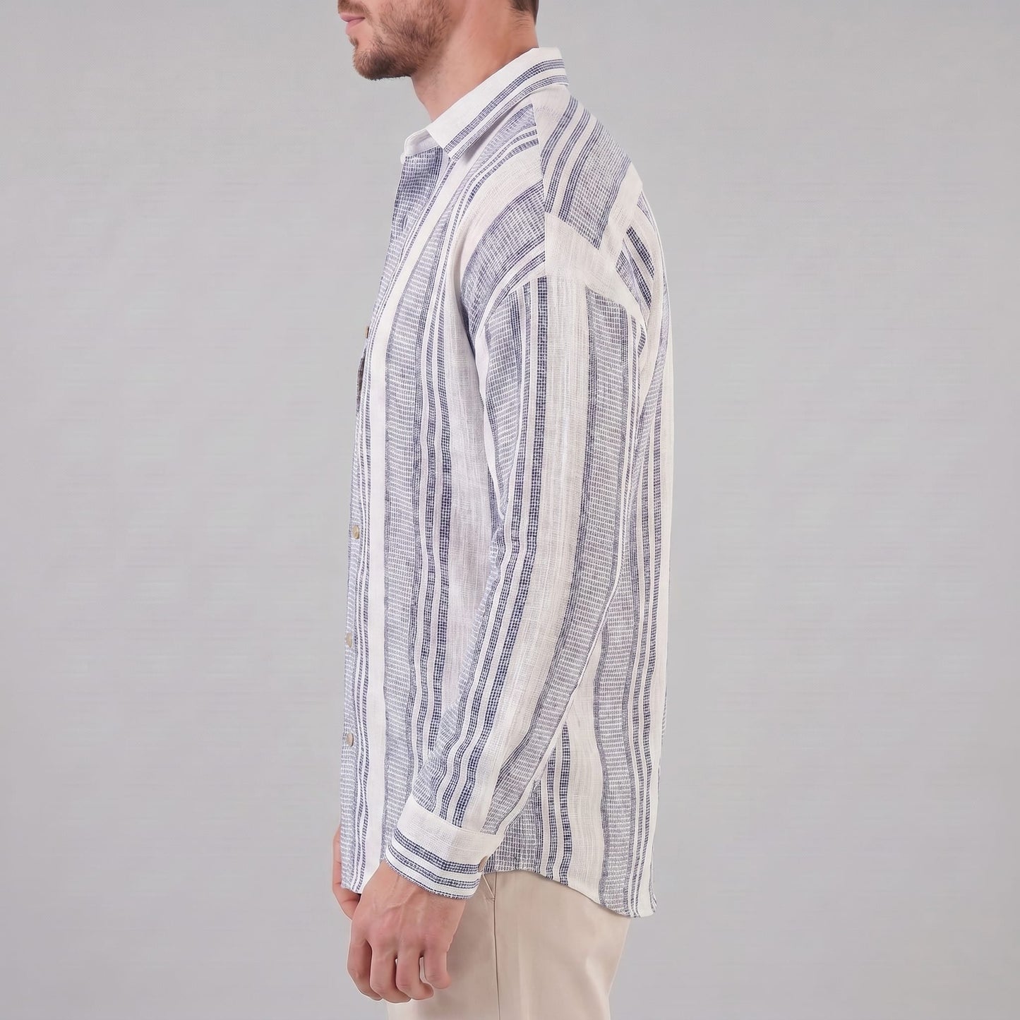 Nolan Linen Blend Striped Button Down Shirt_11