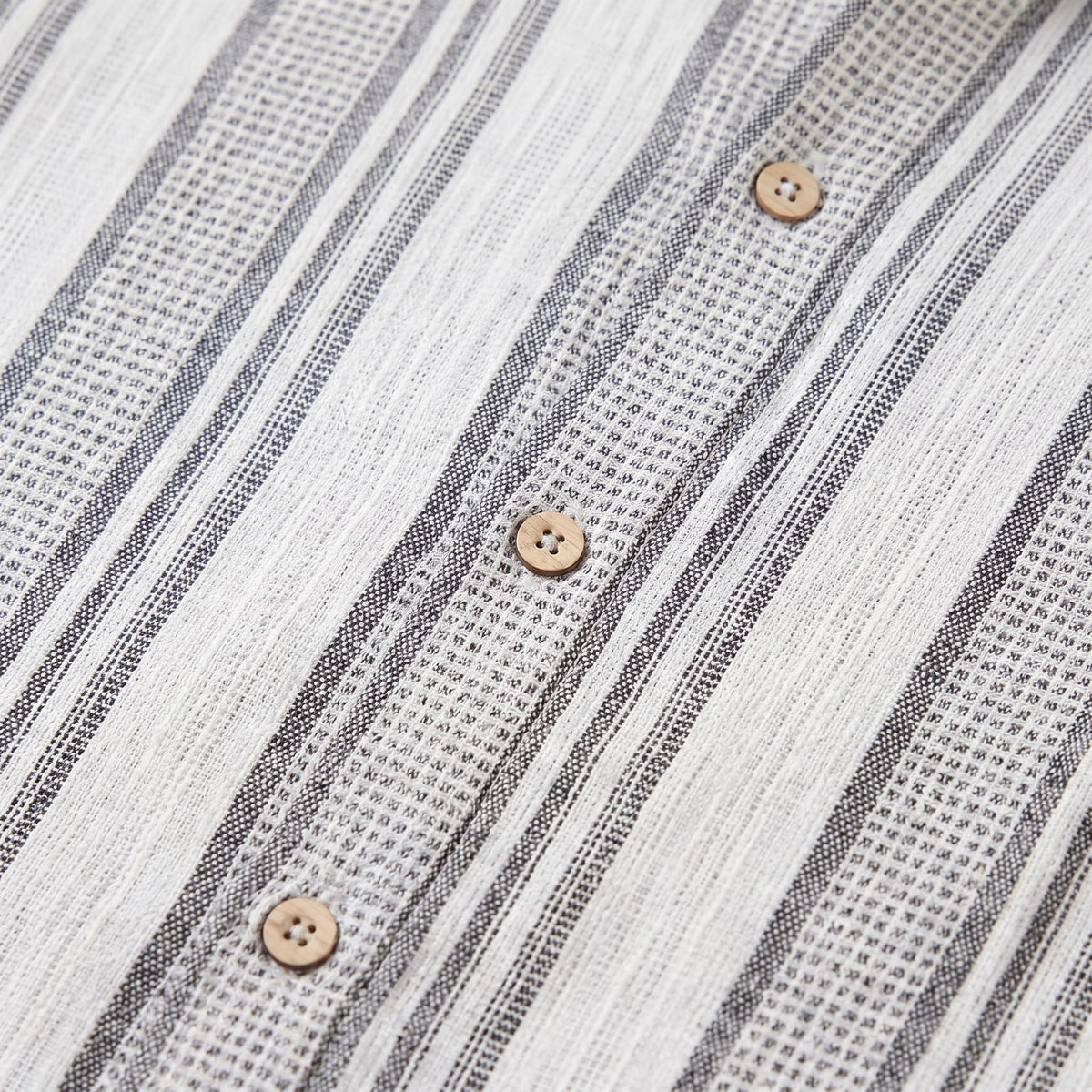 Nolan Linen Blend Striped Button Down Shirt