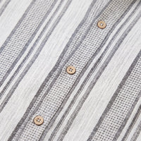 Nolan Linen Blend Striped Button Down Shirt