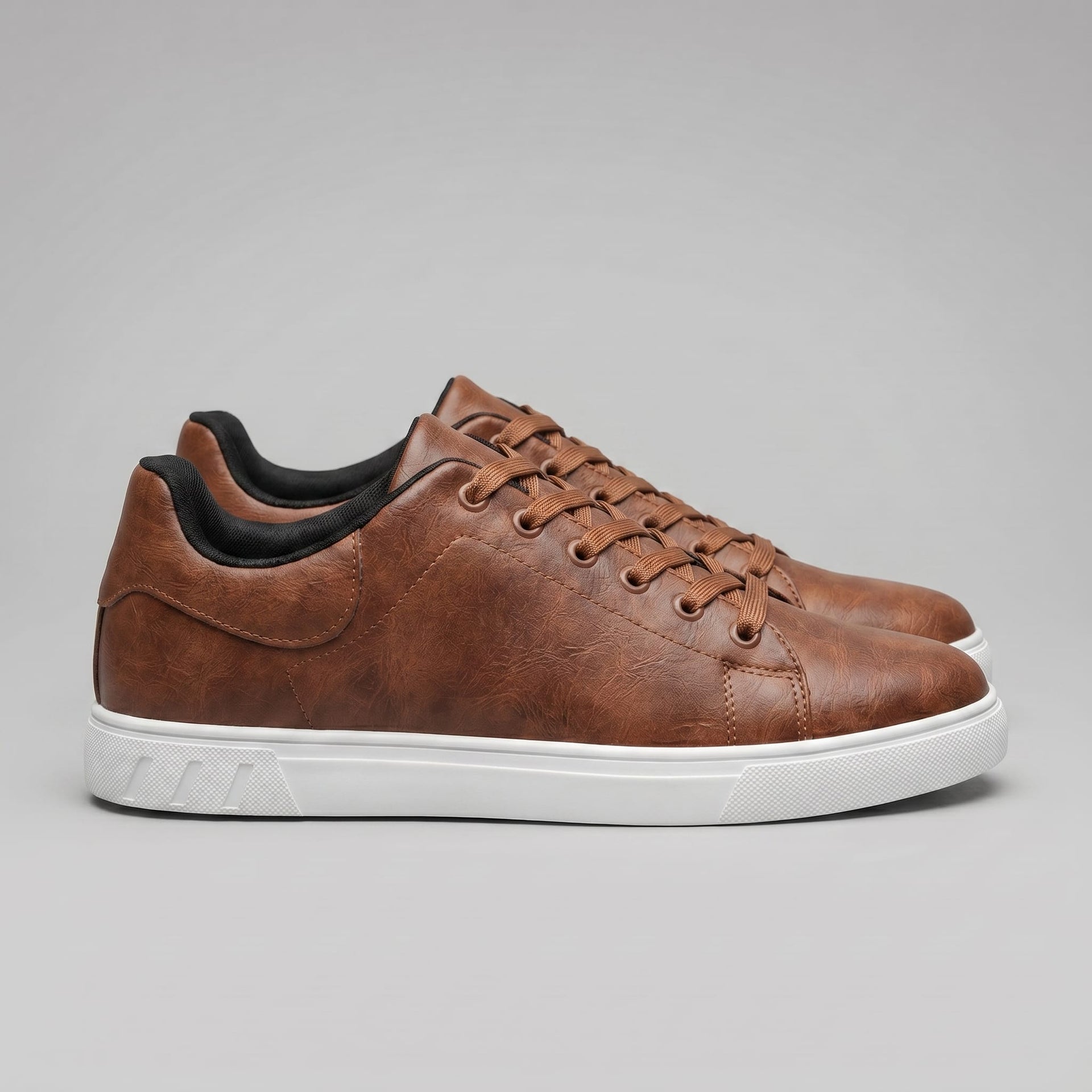 Walton Faux Leather Court Sneakers