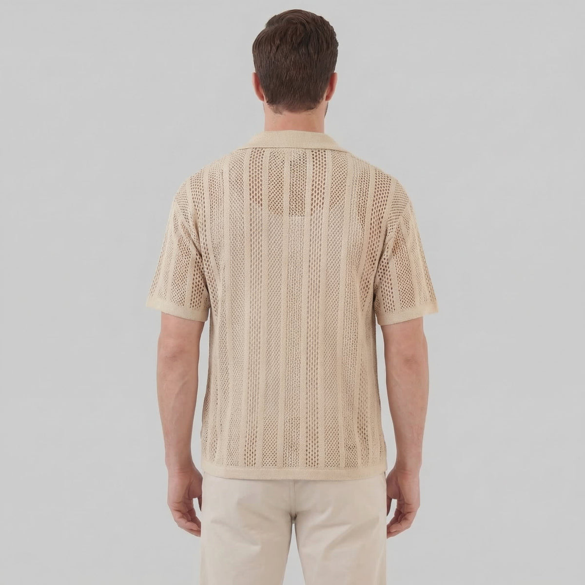 Oakes Open Knit Camp Collar Shirt_10