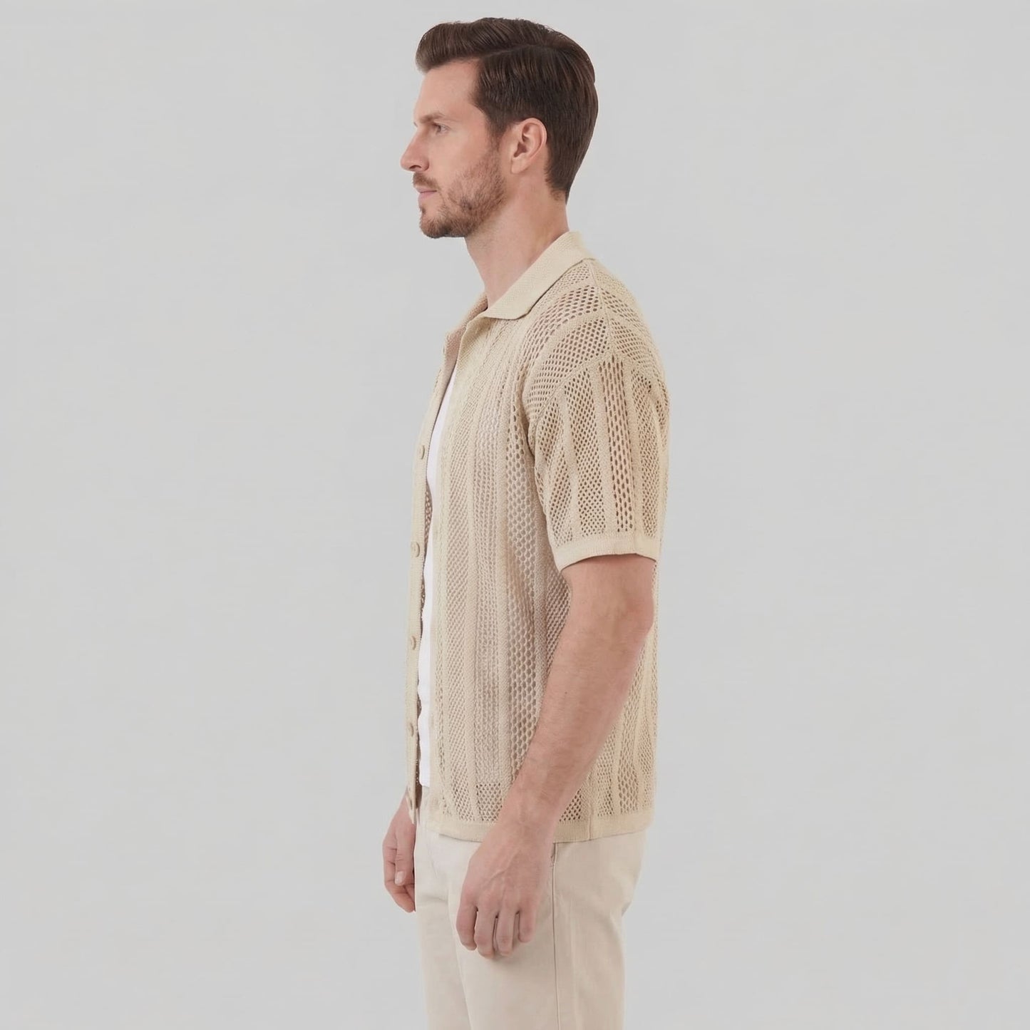 Oakes Open Knit Camp Collar Shirt_12