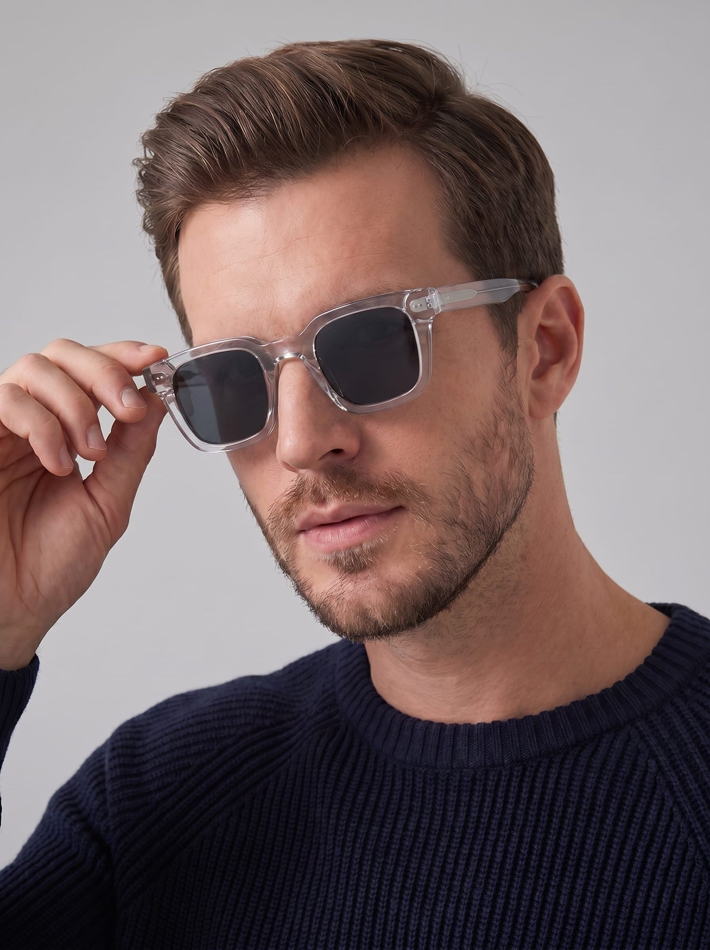 Willoughby Dark Lens Square Sunglasses_1