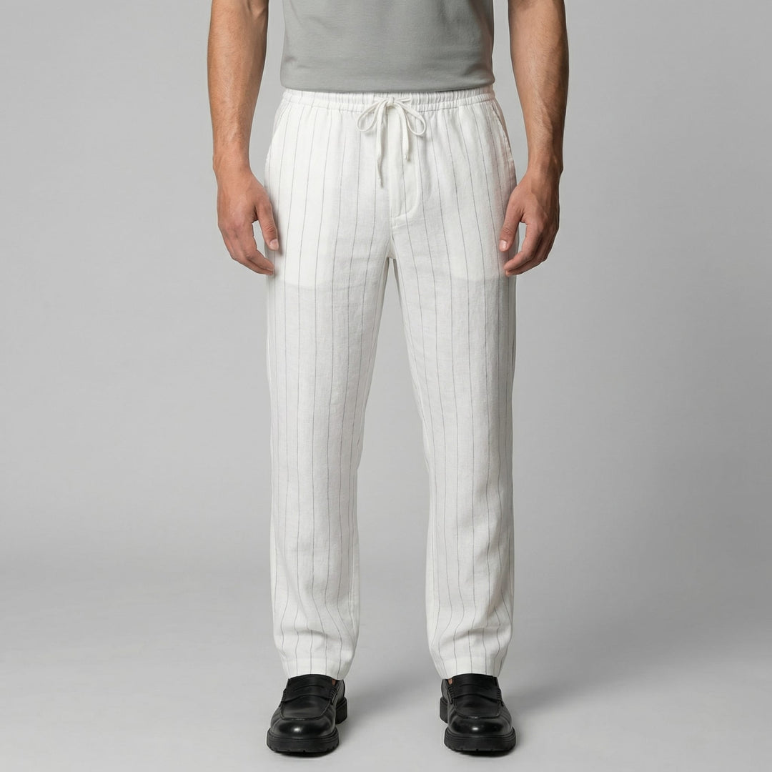 Colton Striped Linen Pants